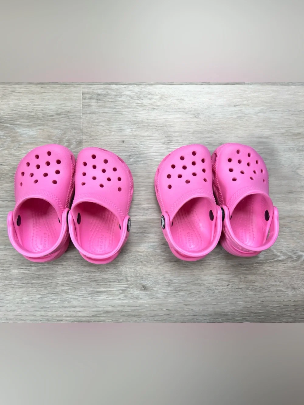 CROCS Kids Bright Pink Classic Clogs